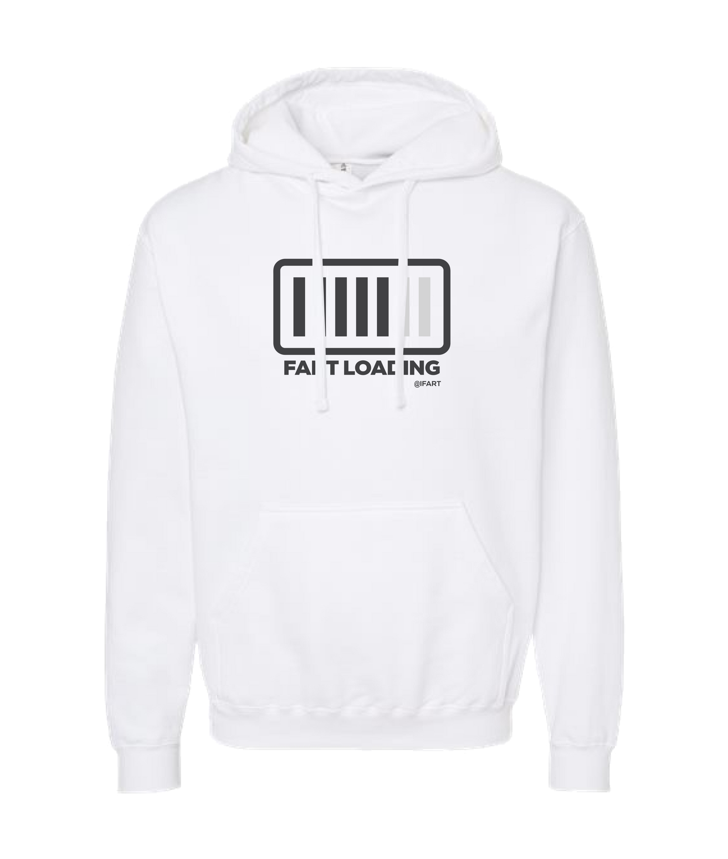 iFart - FART LOADING - White Hoodie