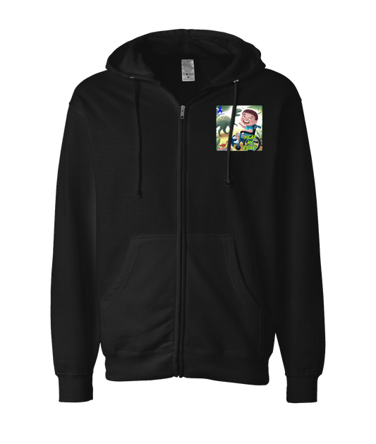 Killian's Journey - Hear Me Roar - Black Zip Up Hoodie