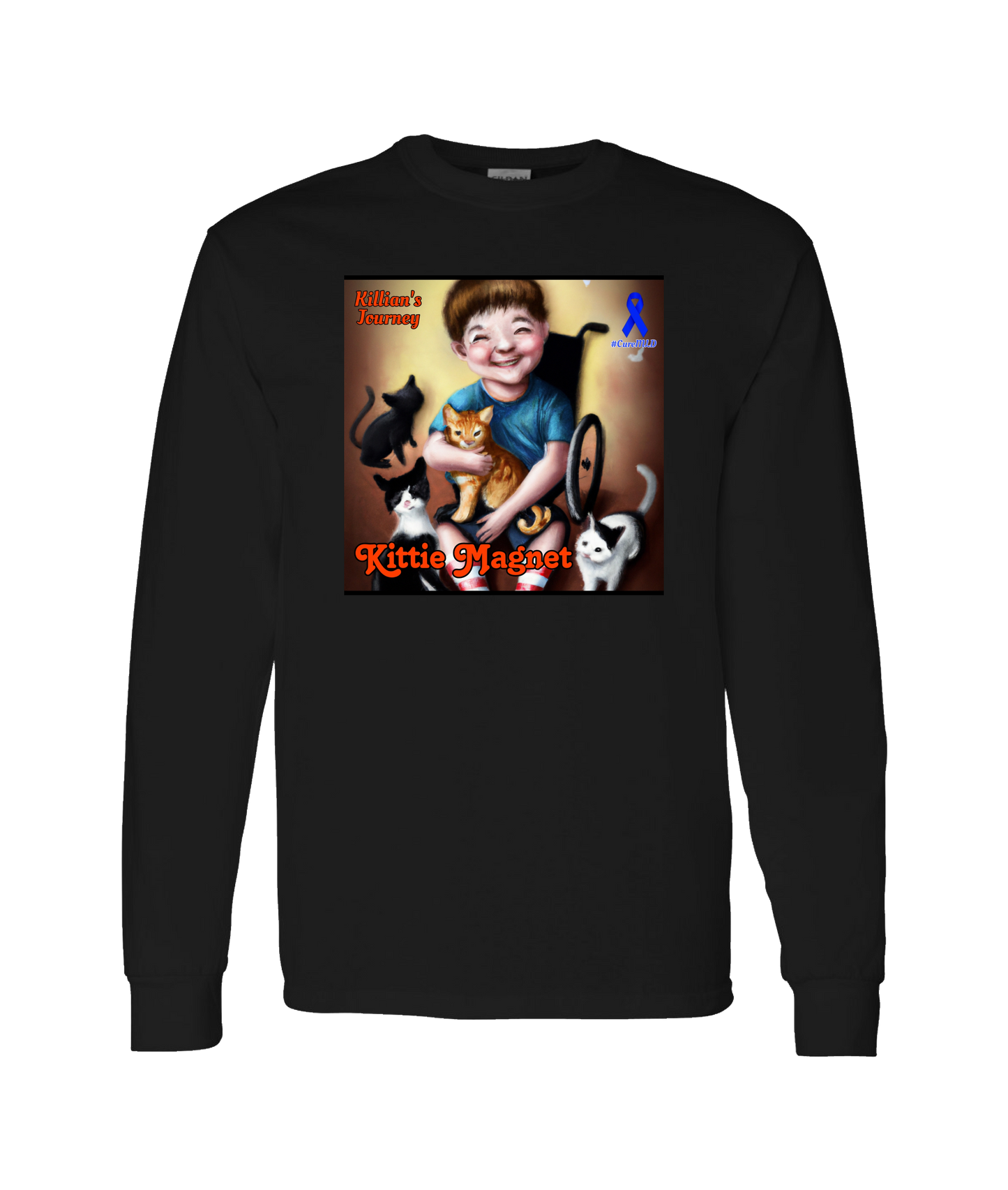 Killian's Journey - Kittie Magnet - Black Long Sleeve T