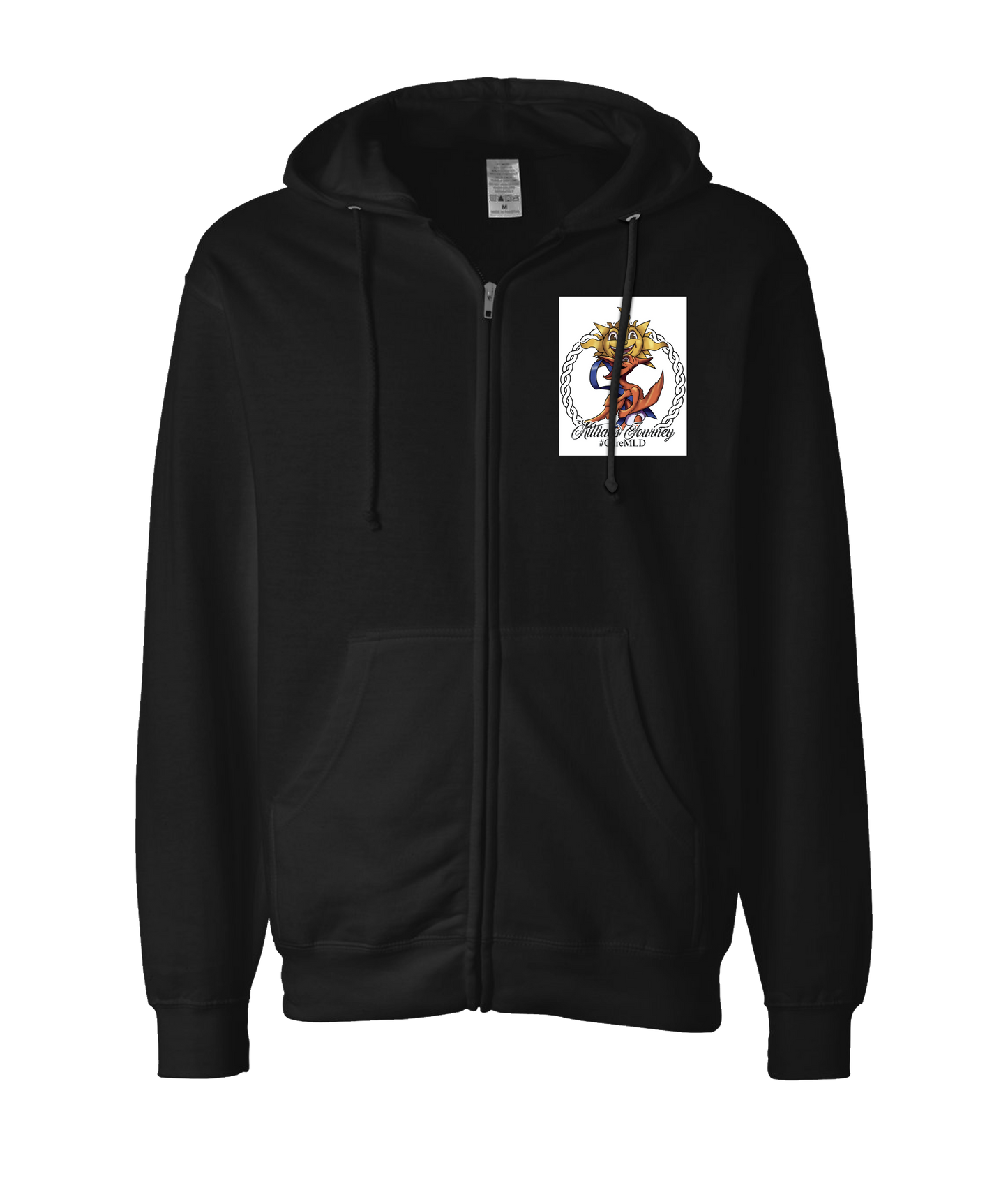 Killian's Journey - Baby Dinosaur - Black Zip Up Hoodie