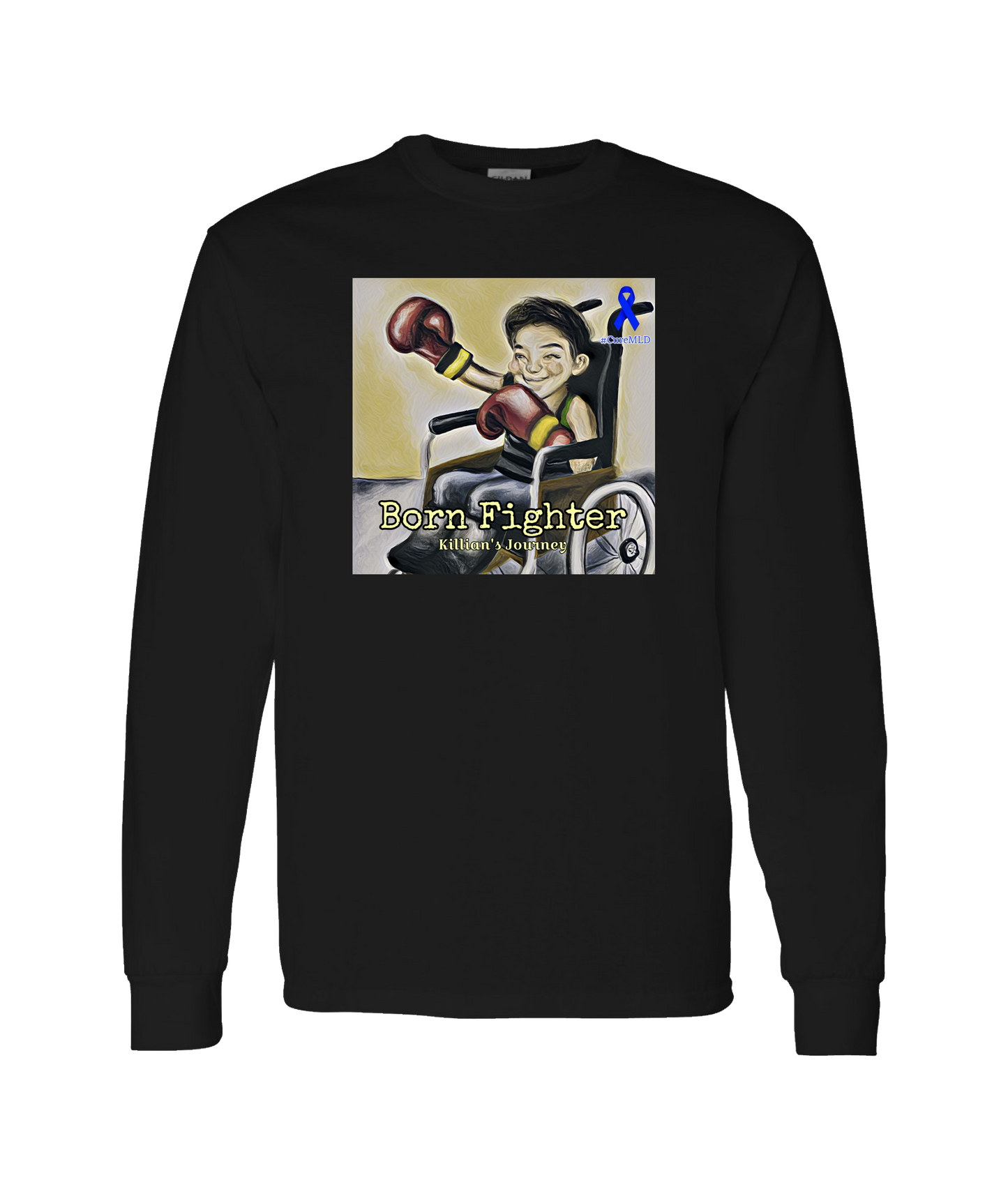 Killian's Journey - Born Fighter - Black Long Sleeve T