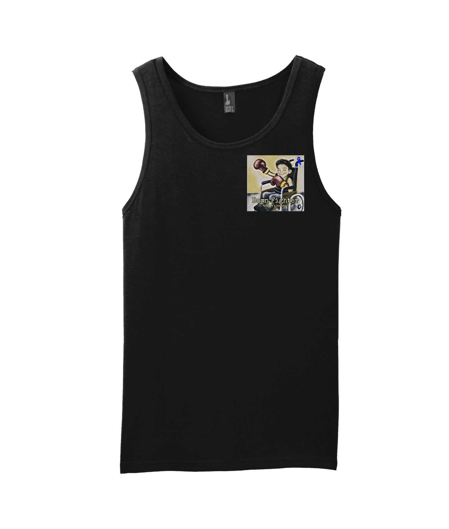 Killian's Journey - Born Fighter - Black Tank Top