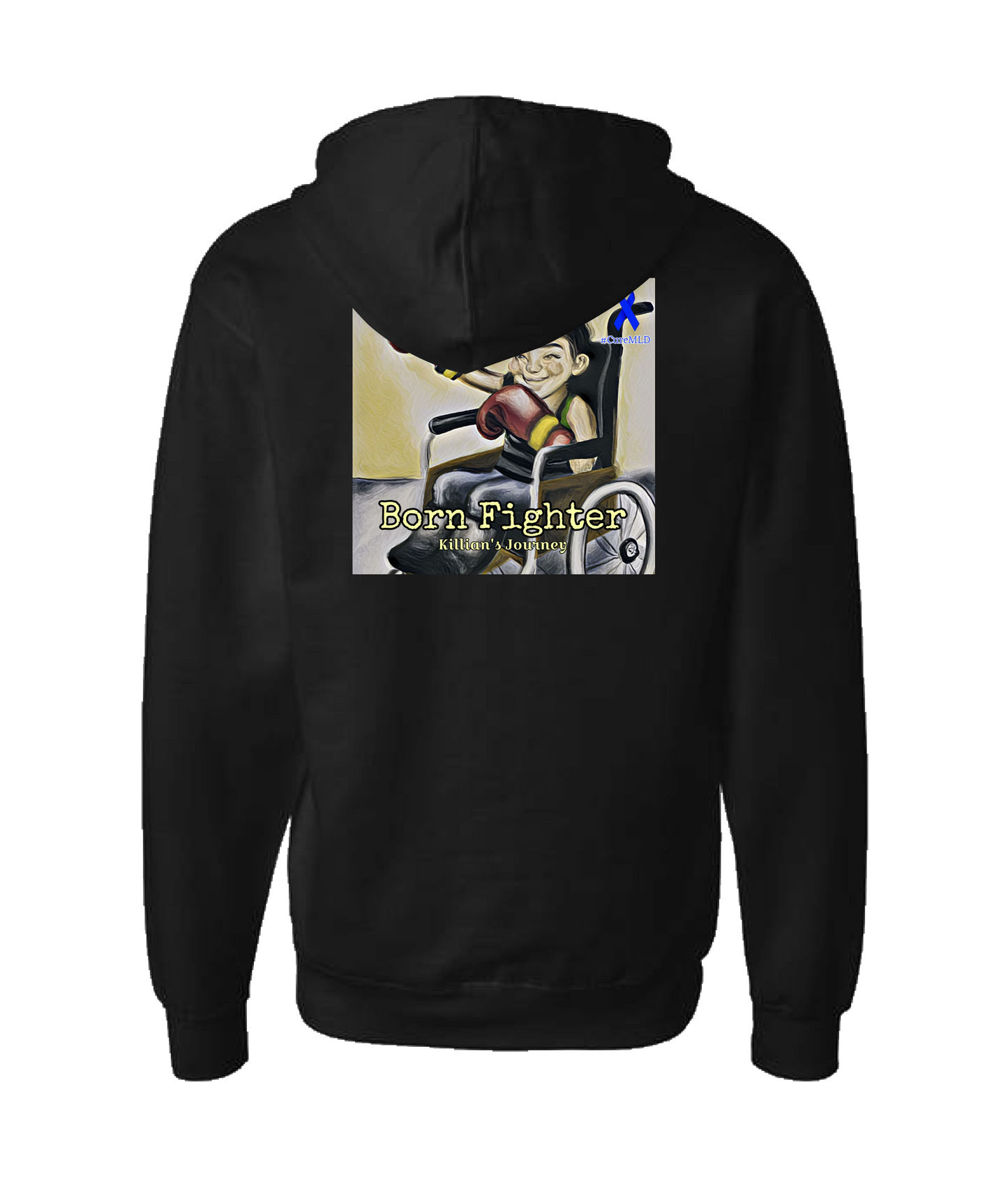 Killian's Journey - Born Fighter - Black Zip Up Hoodie