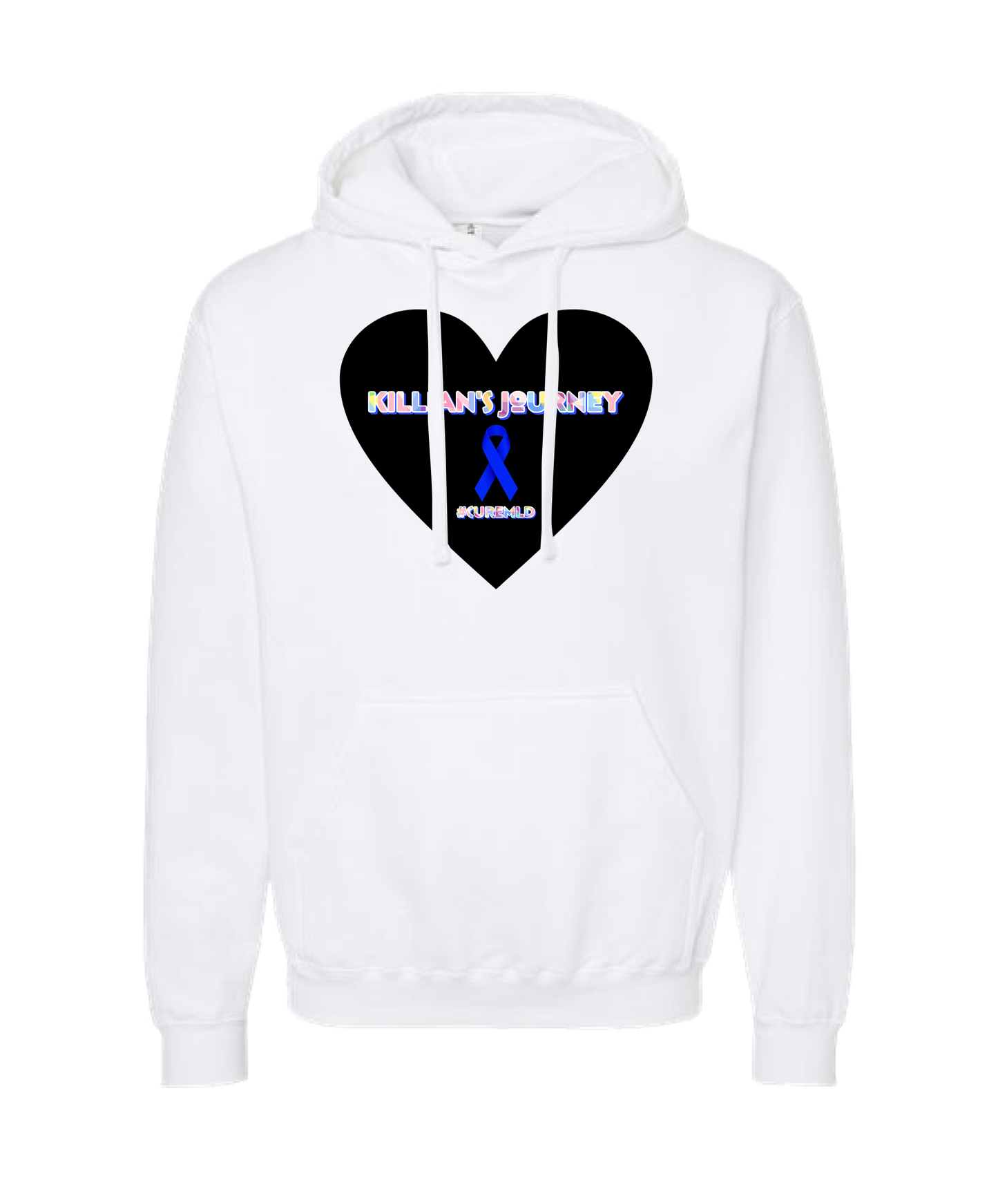 Killian's Journey - MLD Ribbon - White Zip Up Hoodie