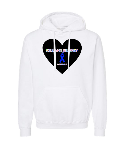 Killian's Journey - MLD Ribbon - White Zip Up Hoodie