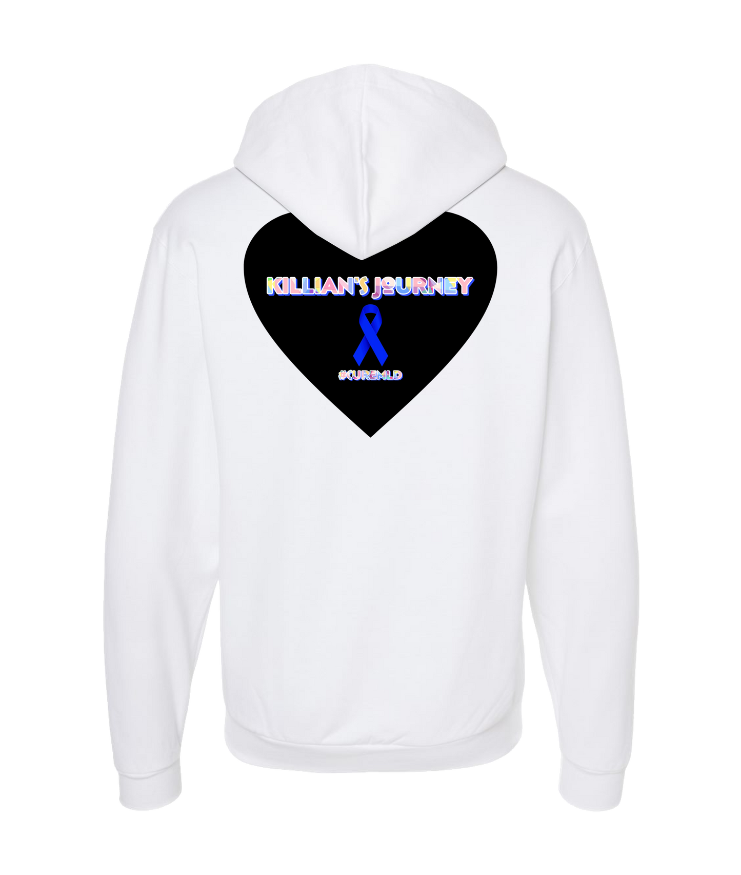 Killian's Journey - MLD Ribbon - White Zip Up Hoodie