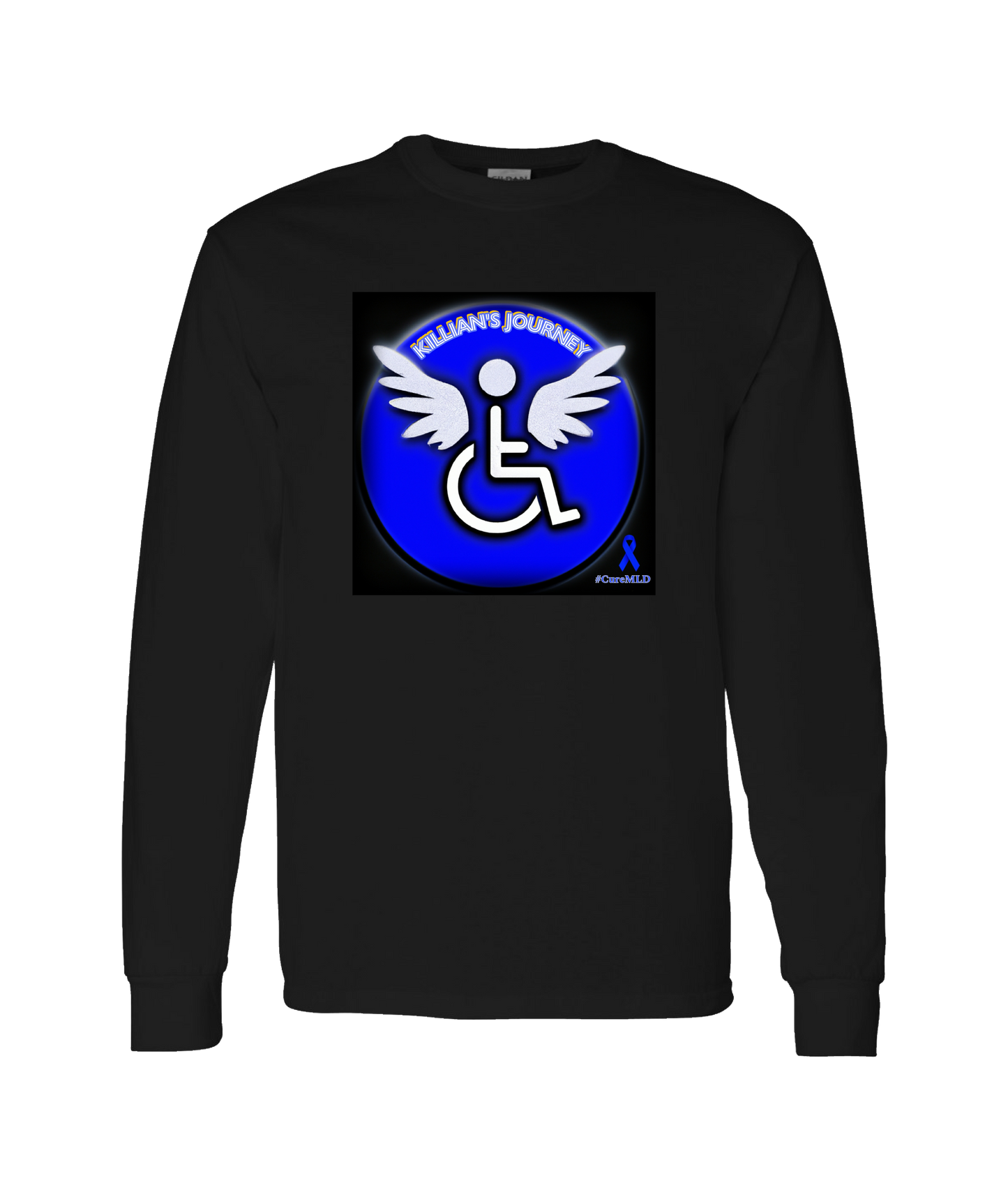 Killian's Journey - Handicapped Angel - Black Long Sleeve T