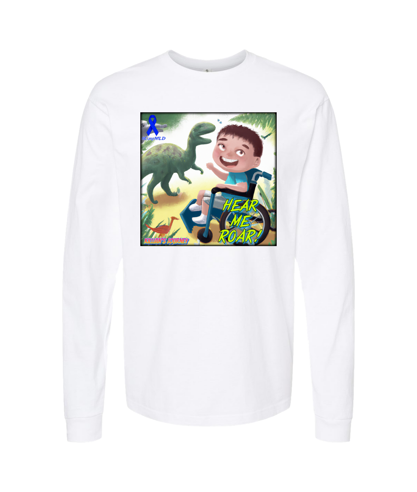 Killian's Journey - Hear Me Roar - White Long Sleeve T