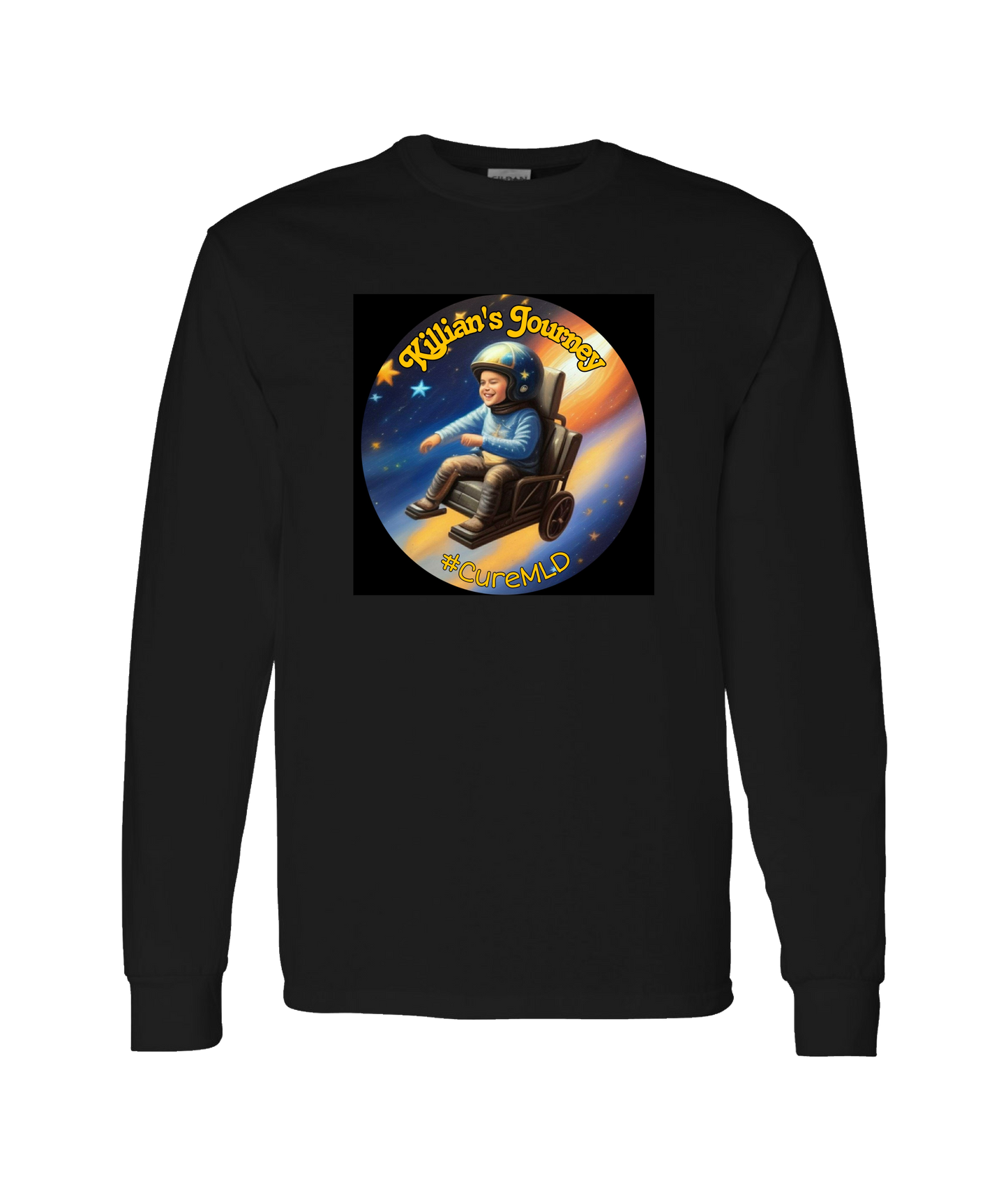 Killian's Journey - Space Boy - Black Long Sleeve T