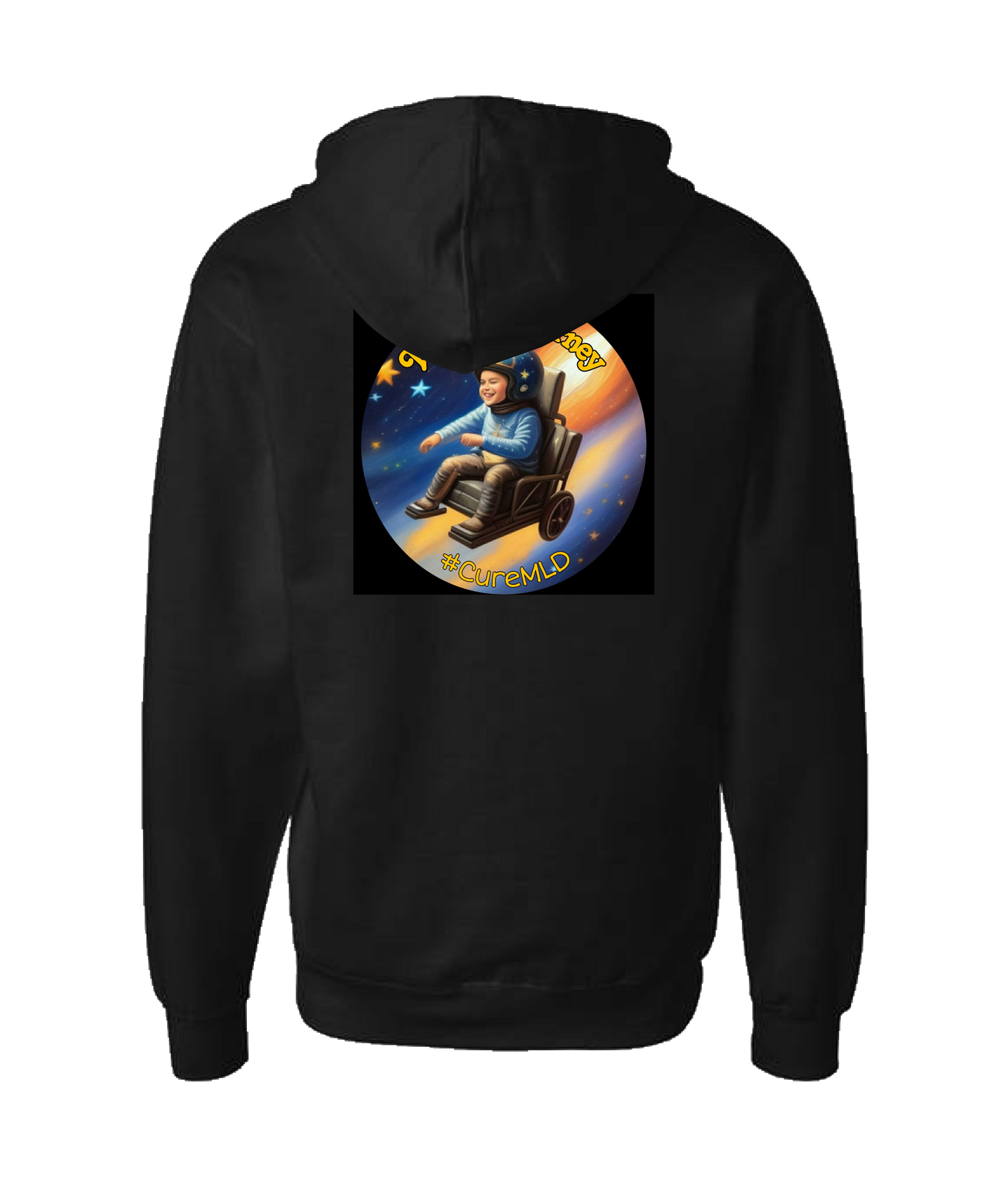 Killian's Journey - Space Boy - Black Zip Up Hoodie