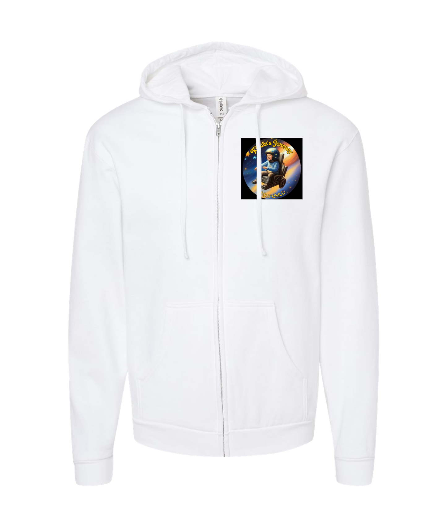 Killian's Journey - Space Boy - White Zip Up Hoodie