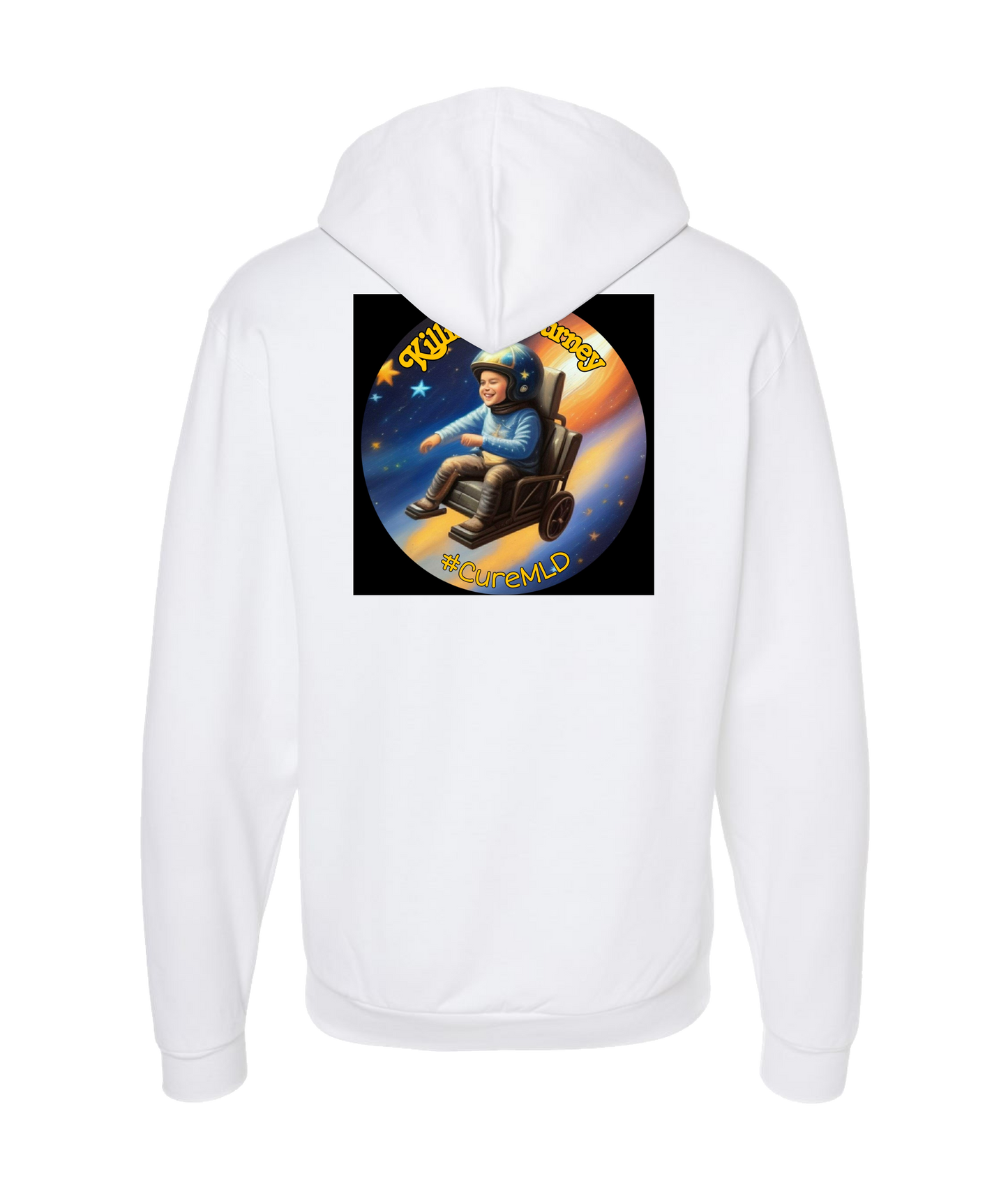 Killian's Journey - Space Boy - White Zip Up Hoodie