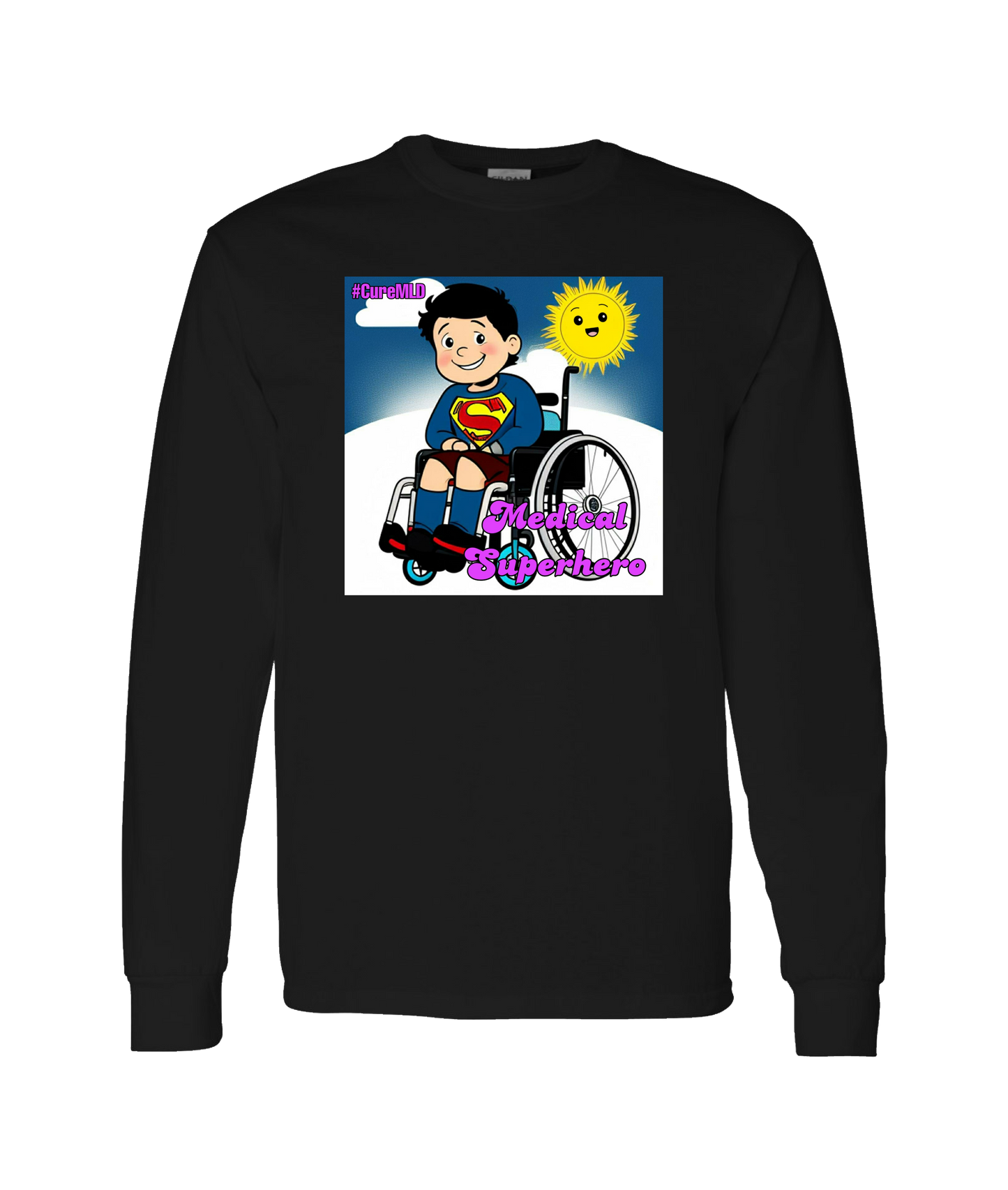 Killian's Journey - Medical Superhero - Black Long Sleeve T