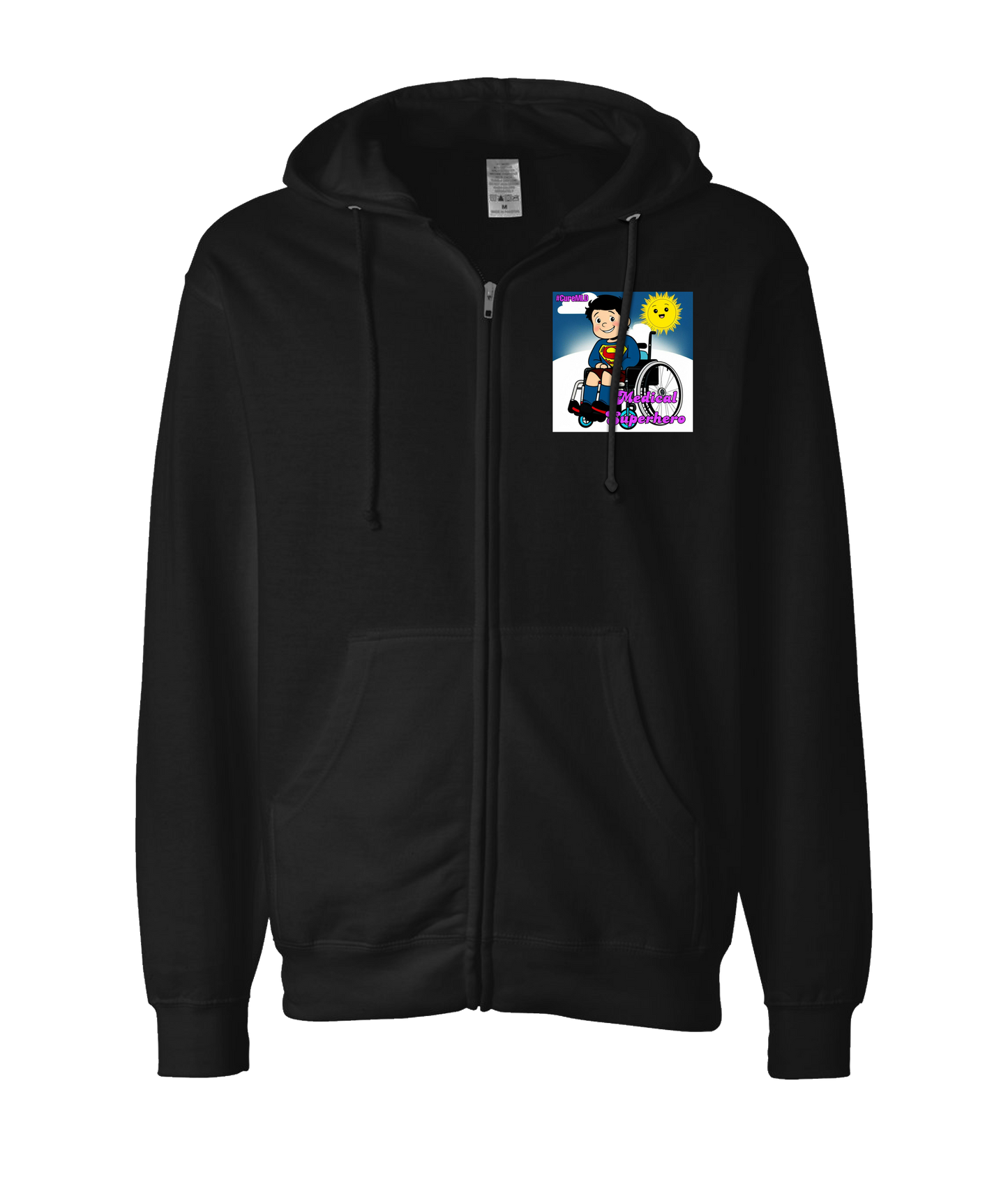 Killian's Journey - Medical Superhero - Black Zip Up Hoodie