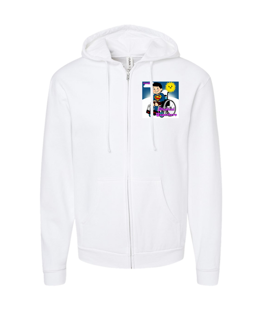 Killian's Journey - Medical Superhero - White Zip Up Hoodie