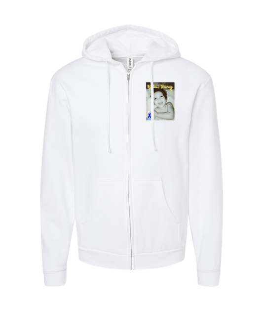 Killian's Journey - Big Smiles - White Zip Up Hoodie