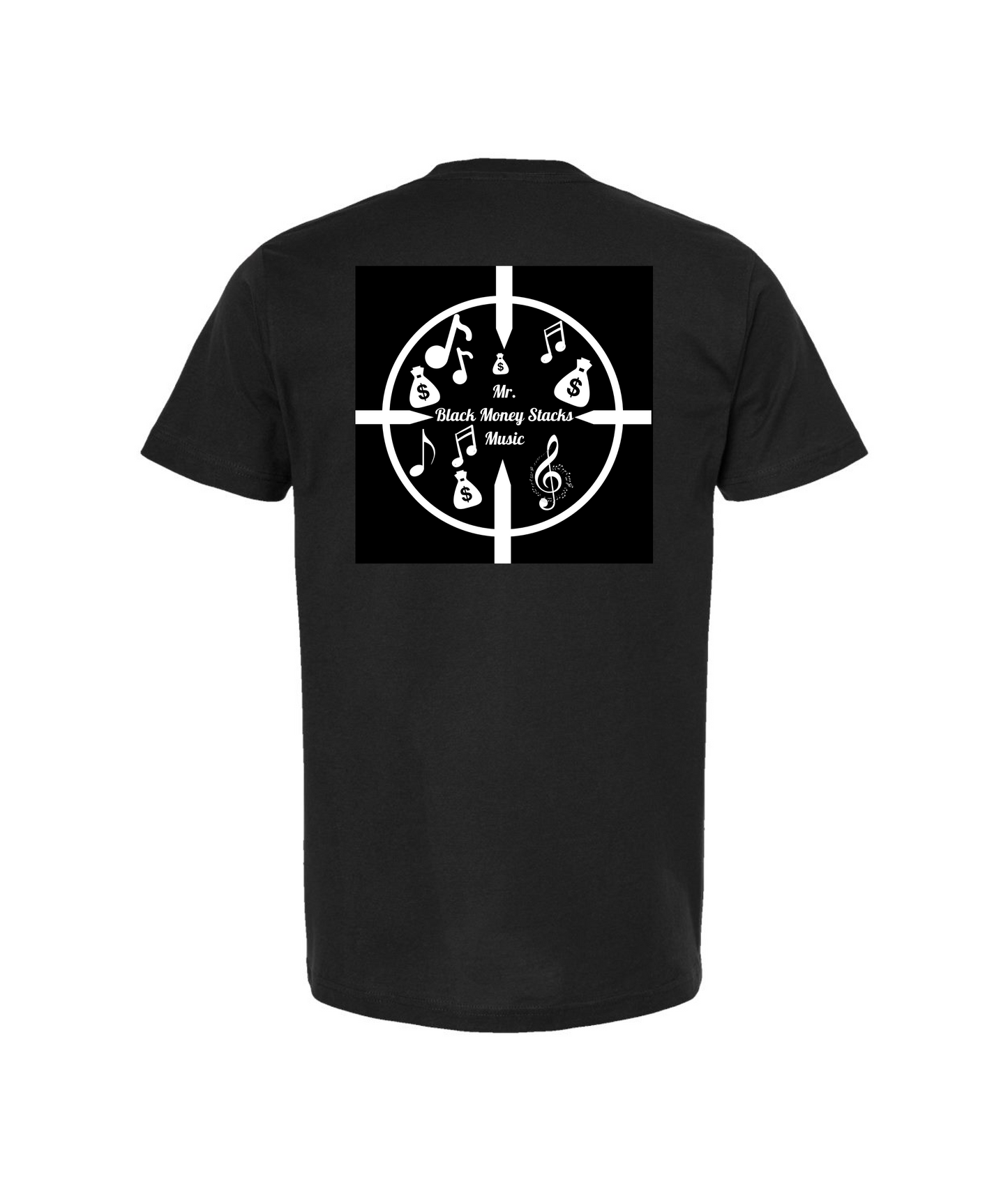 MR.BLACK MONEY STACKS EMPIRE - BMSSTS - Black T-Shirt
