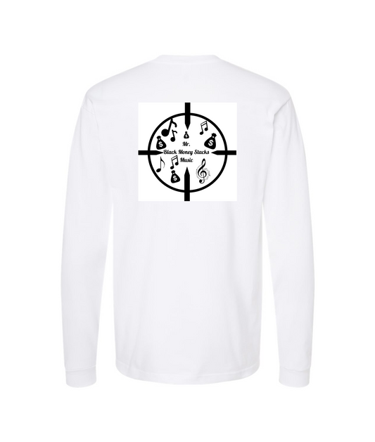 MR.BLACK MONEY STACKS EMPIRE - BMSSTS - White Long Sleeve T