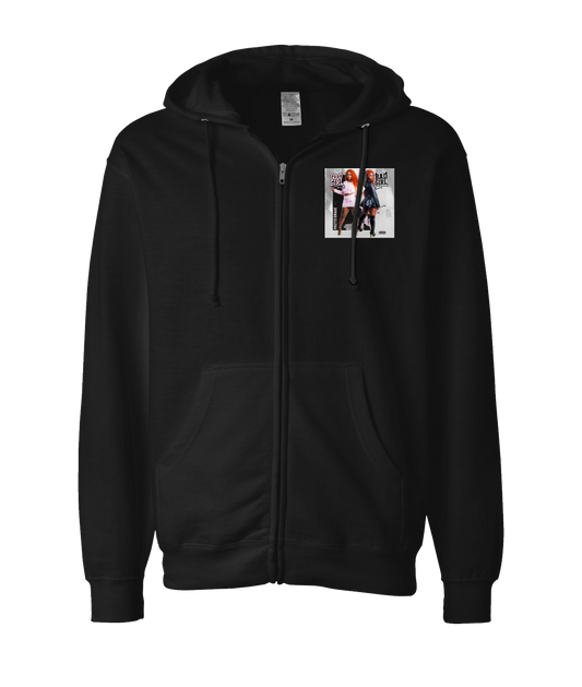 V-PETOP - GOOD GIRL BAD GIRL - Black Zip Up Hoodie