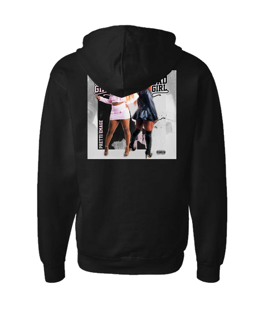 V-PETOP - GOOD GIRL BAD GIRL - Black Zip Up Hoodie