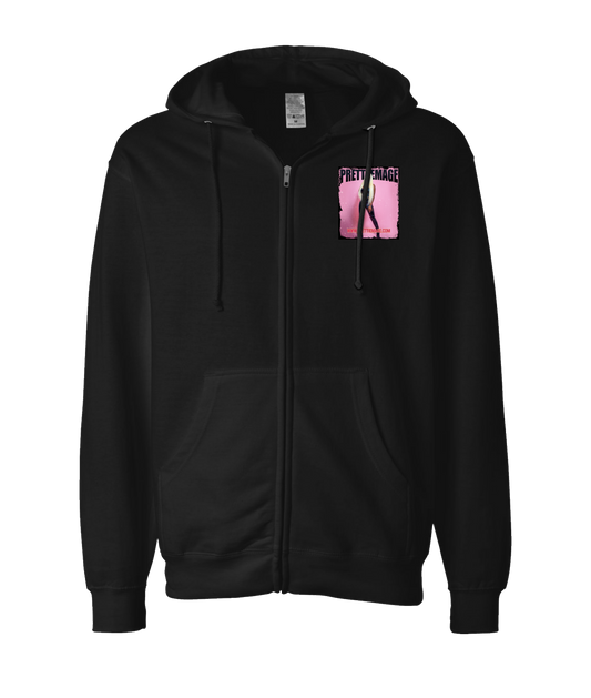 Pretti Emage - PRETTI - Black Zip Up Hoodie