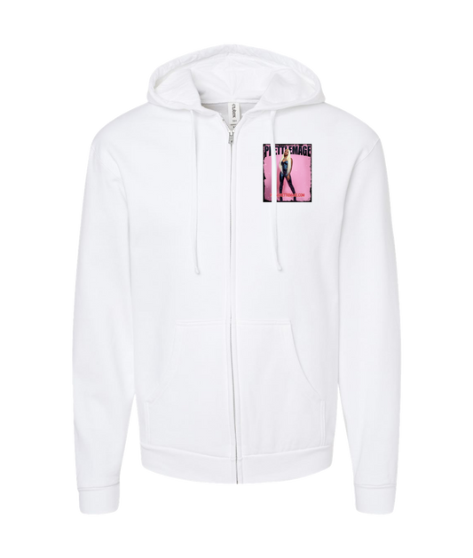 V-PETOP - PRETTI - White Zip Up Hoodie