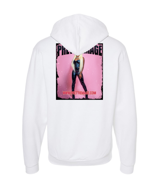 Pretti Emage - PRETTI - White Zip Up Hoodie