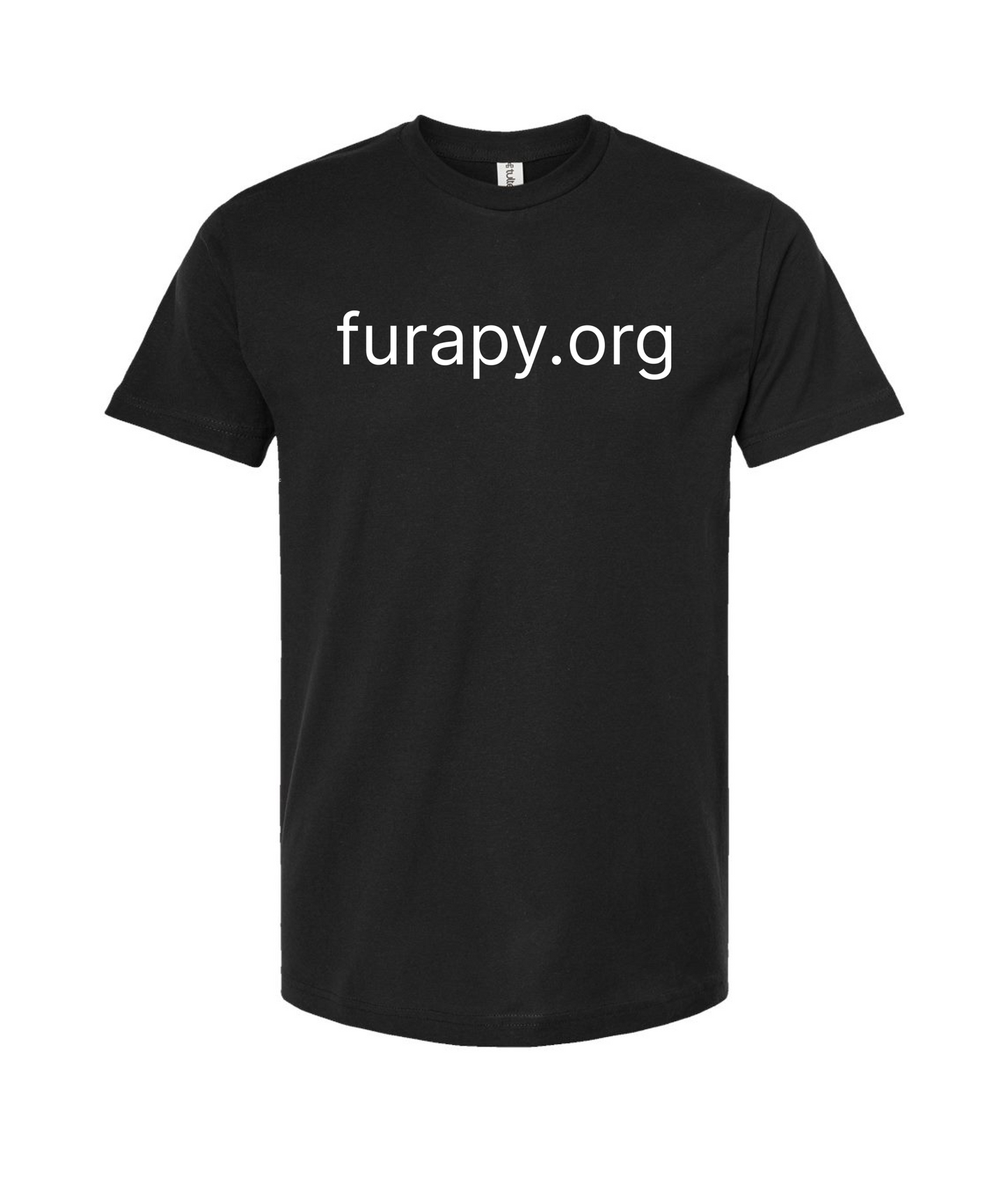 furapy.org - LOOK AND SMILE - Black T-Shirt