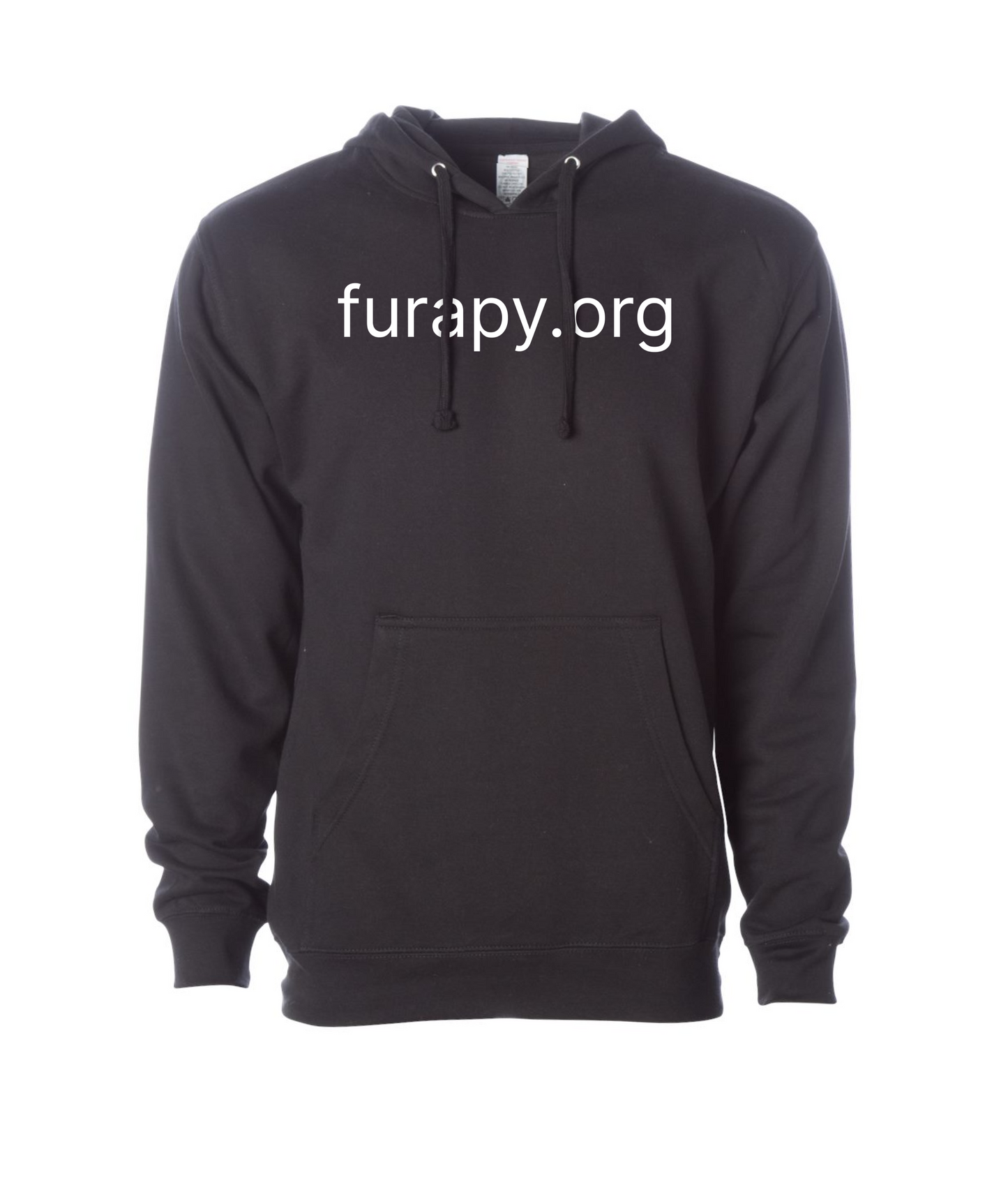 furapy.org - LOOK AND SMILE - Black Hoodie