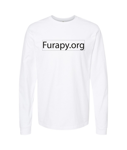 furapy.org - LOOK AND SMILE - White Long Sleeve T