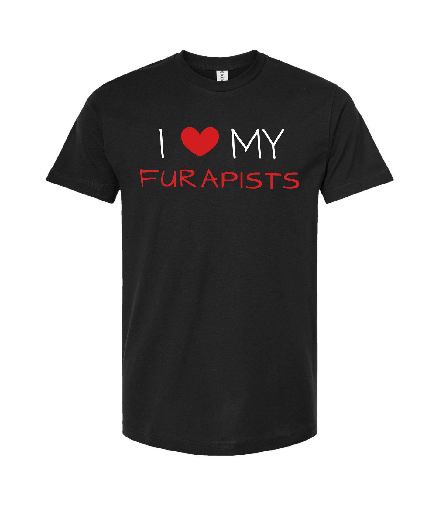 furapy.org - I <3 MY FURAPISTS - Black T-Shirt