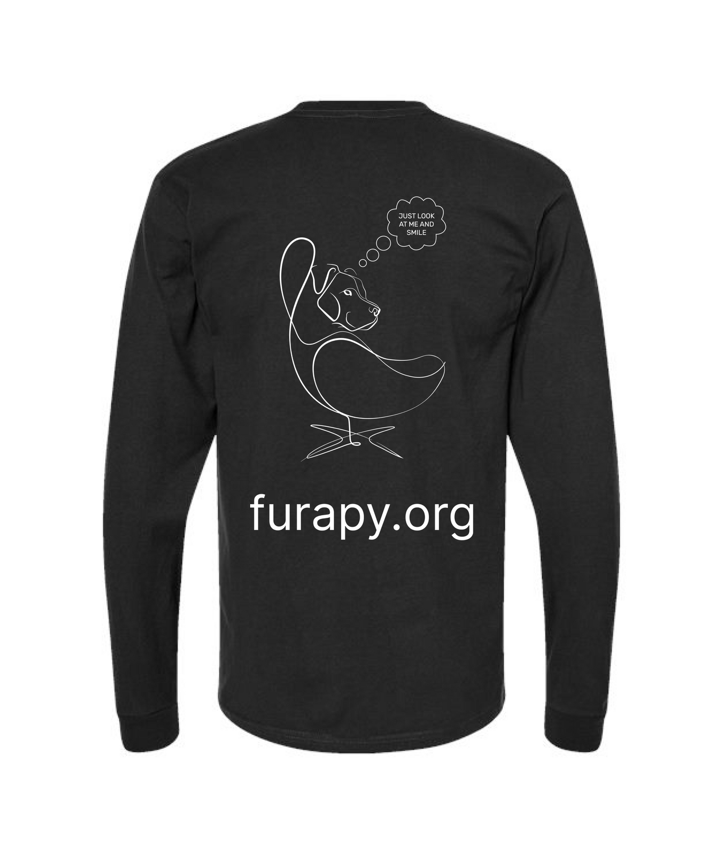 furapy.org - I <3 MY FURAPISTS - Black Long Sleeve T