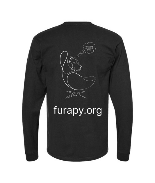 furapy.org - I <3 MY FURAPISTS - Black Long Sleeve T