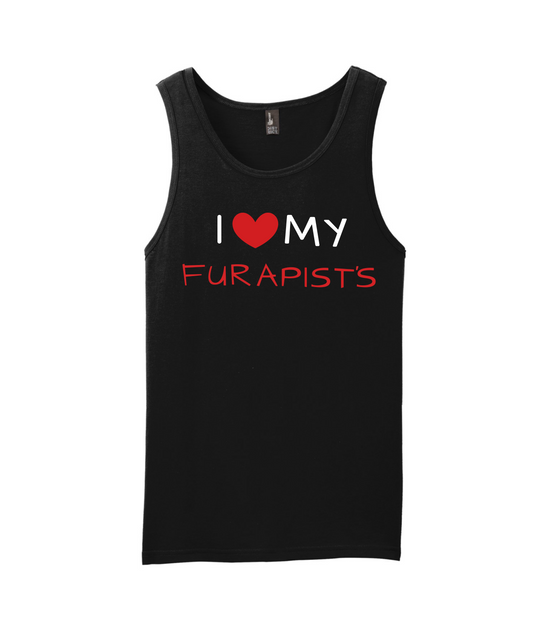 V-PYTOP - I <3 MY FURAPIST'S - Black Tank Top