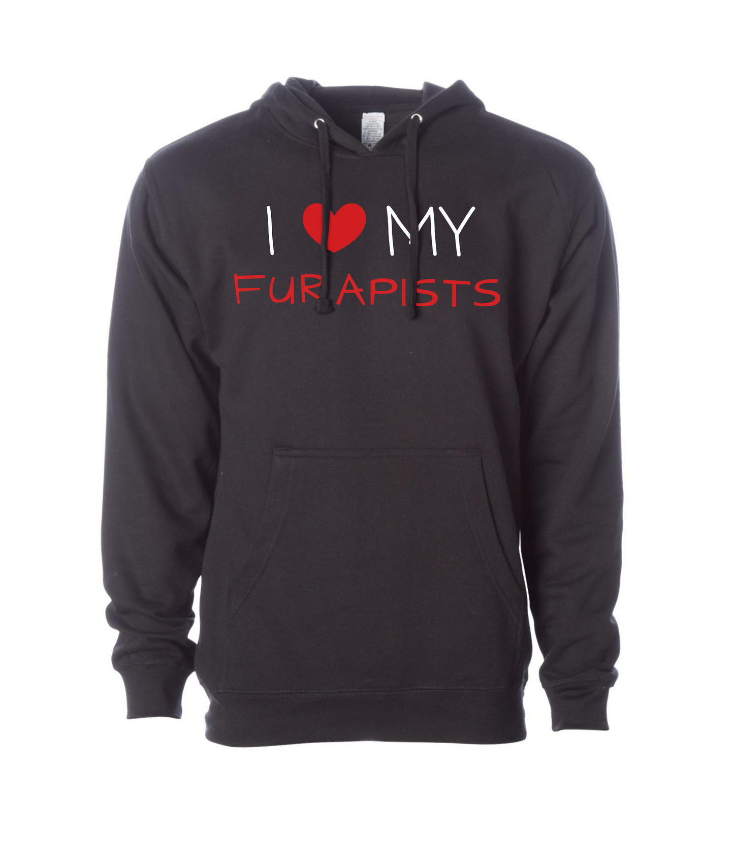 furapy.org - I <3 MY FURAPISTS - Black Hoodie