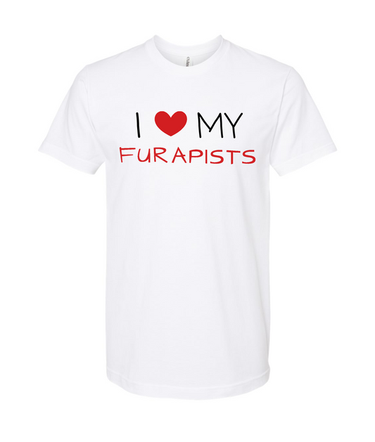 furapy.org - I <3 MY FURAPISTS - White T-Shirt