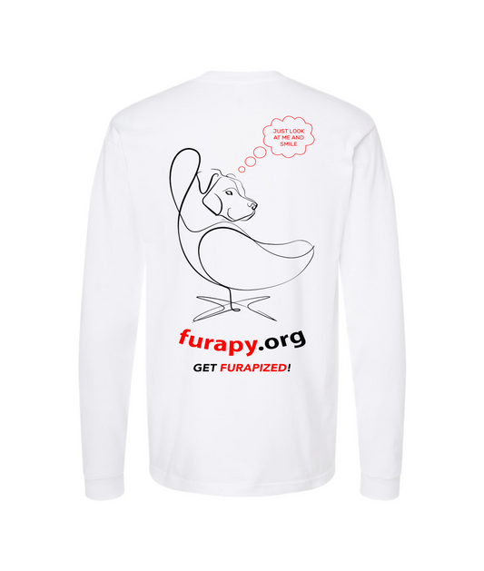 furapy.org - I <3 MY FURAPISTS - White Long Sleeve T