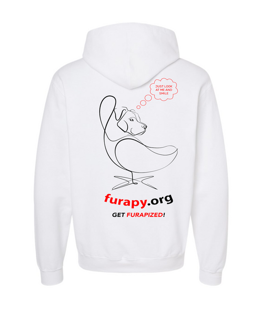 furapy.org - I <3 MY FURAPISTS - White Hoodie