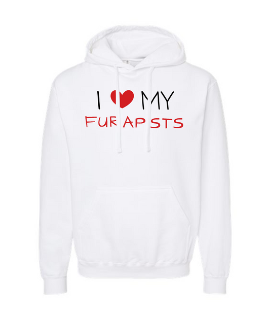 furapy.org - I <3 MY FURAPISTS - White Hoodie