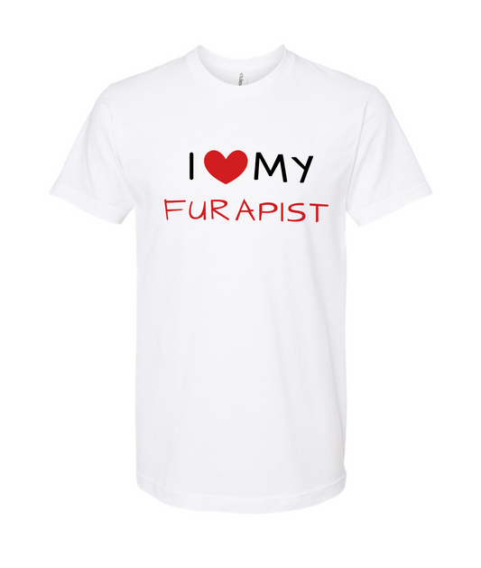 furapy.org - I <3 MY FURAPIST - White T-Shirt