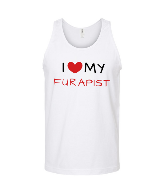 V-PYTOP - I <3 MY FURAPIST - White Tank Top
