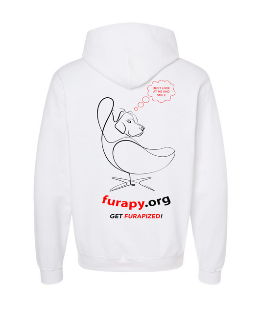 furapy.org - I <3 MY FURAPIST - White Hoodie