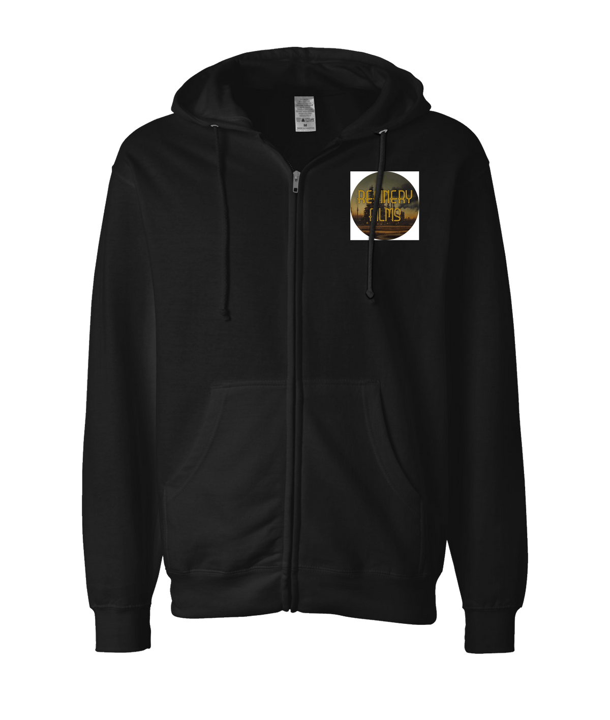Refinery Films - Refinery Style 001 - Black Zip Up Hoodie