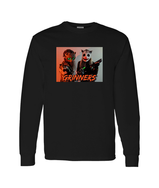 Refinery Films - GRINNERS GARB 01-2 - Black Long Sleeve T