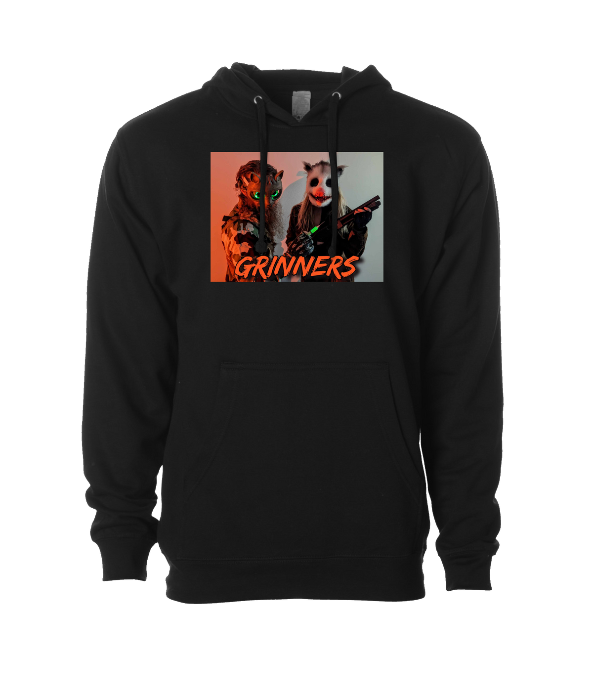 Refinery Films - GRINNERS GARB 01-2 - Black Hoodie