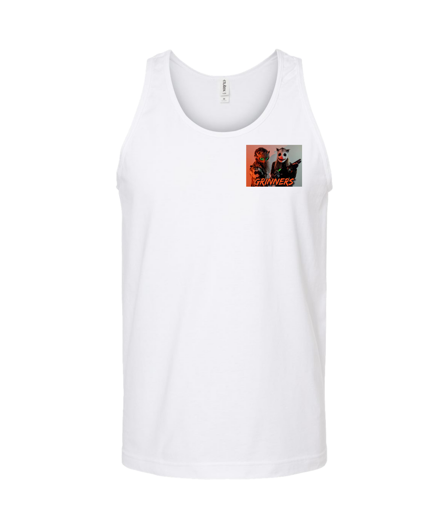 Refinery Films - GRINNERS GARB 01-2 - White Tank Top