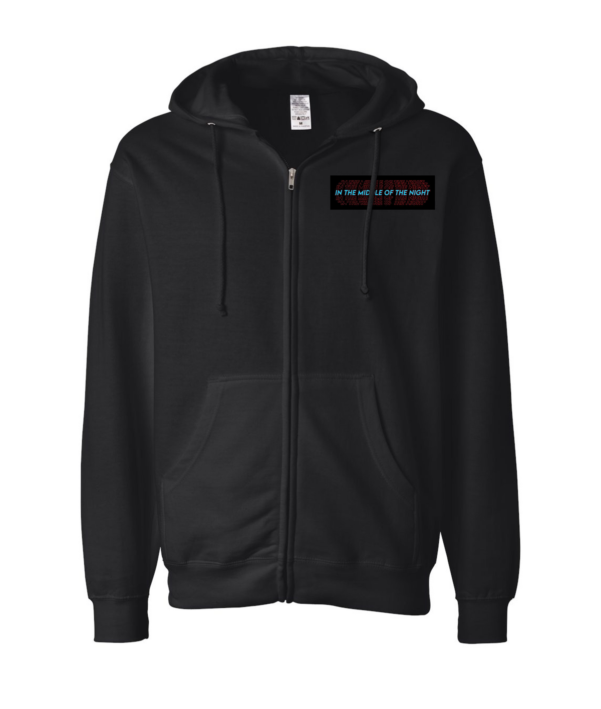 Refinery Films - Refinery style 002 - Black Zip Up Hoodie