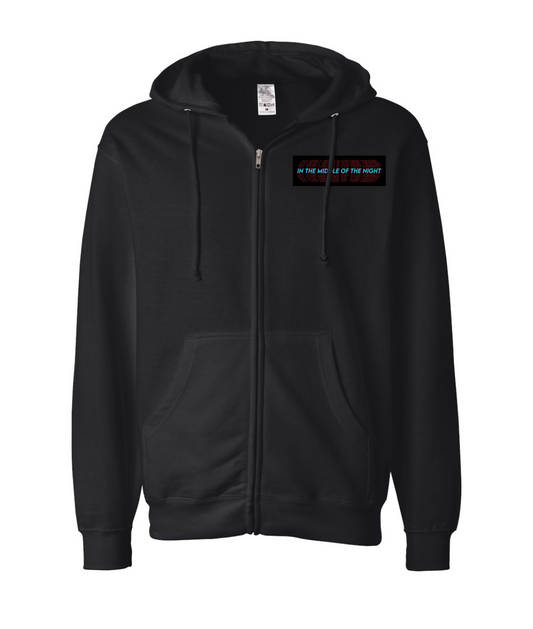 Refinery Films - Refinery style 002 - Black Zip Up Hoodie