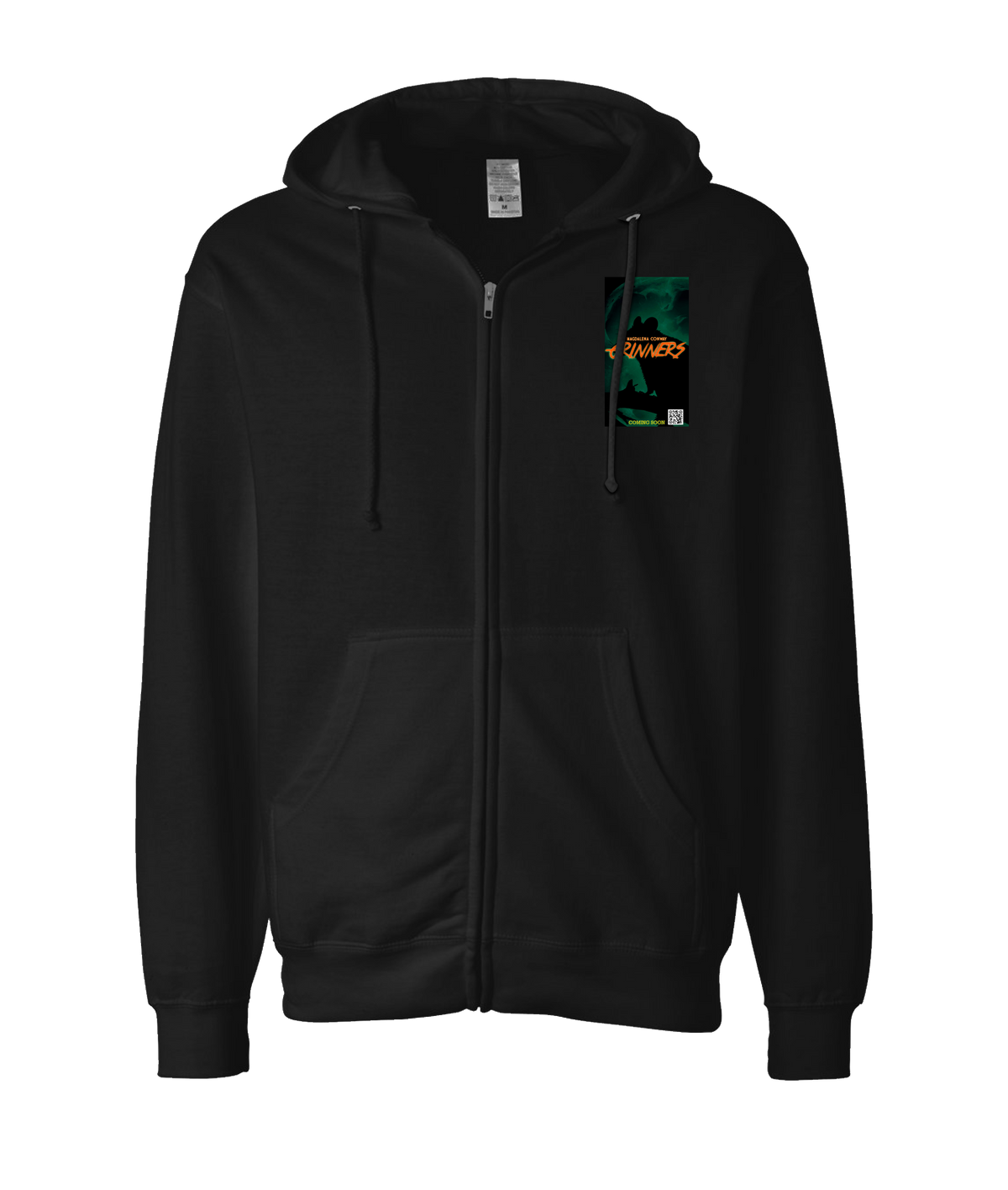 Refinery Films - Refinery 002 - Black Zip Up Hoodie
