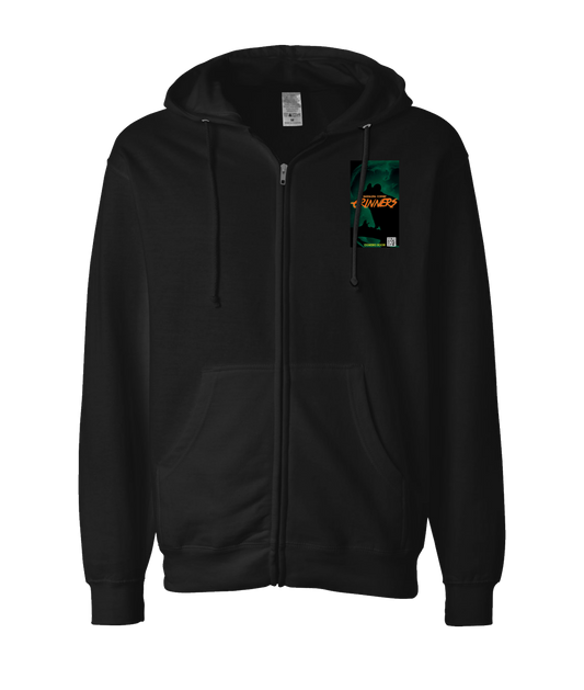 Refinery Films - Refinery 002 - Black Zip Up Hoodie